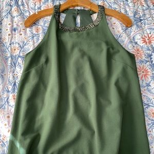 FRANCESCAS olive green blouse